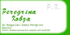 peregrina kobza business card
